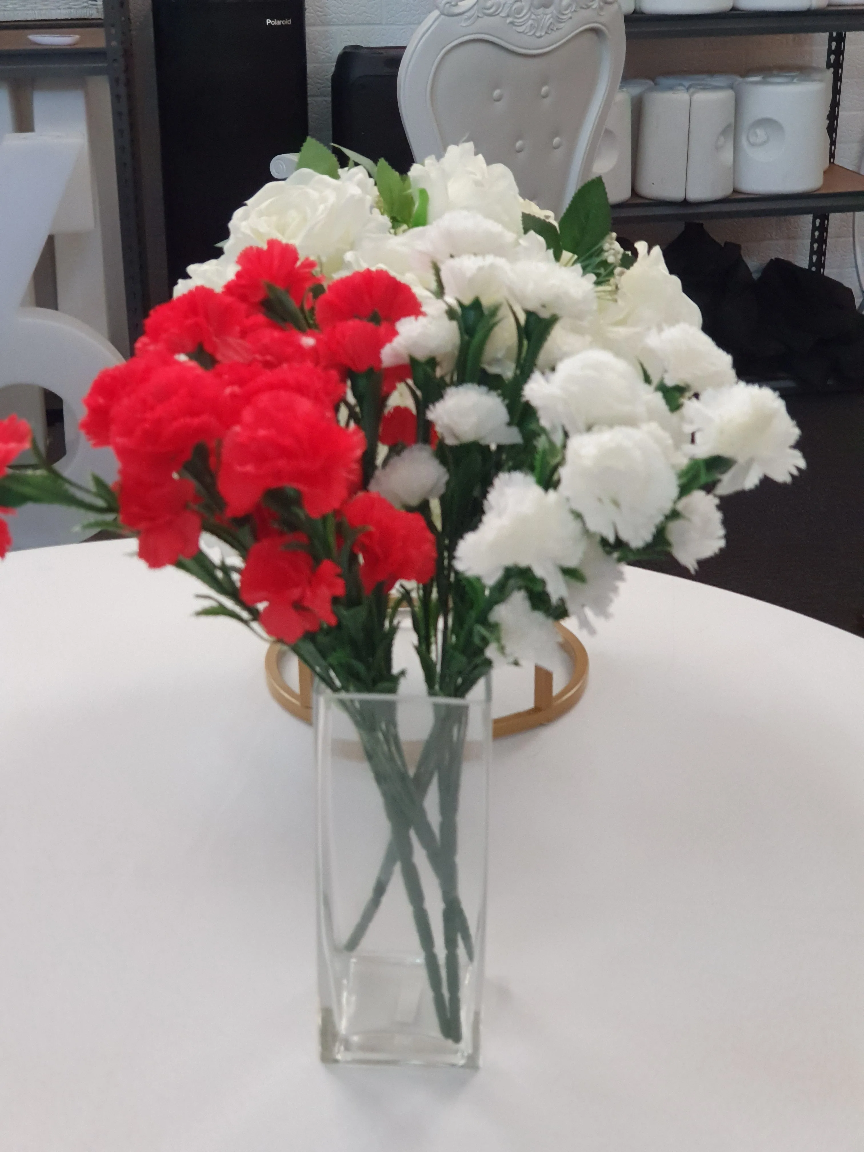 Table decorations, centrepieces, flower, vase Kalam Party Hire
