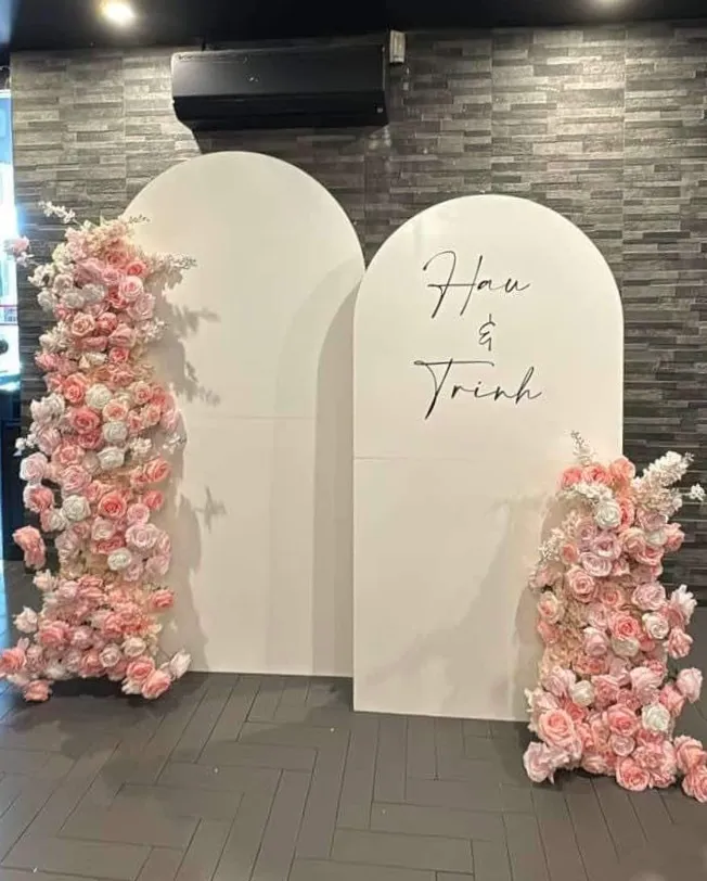 Pink and White Flowers 