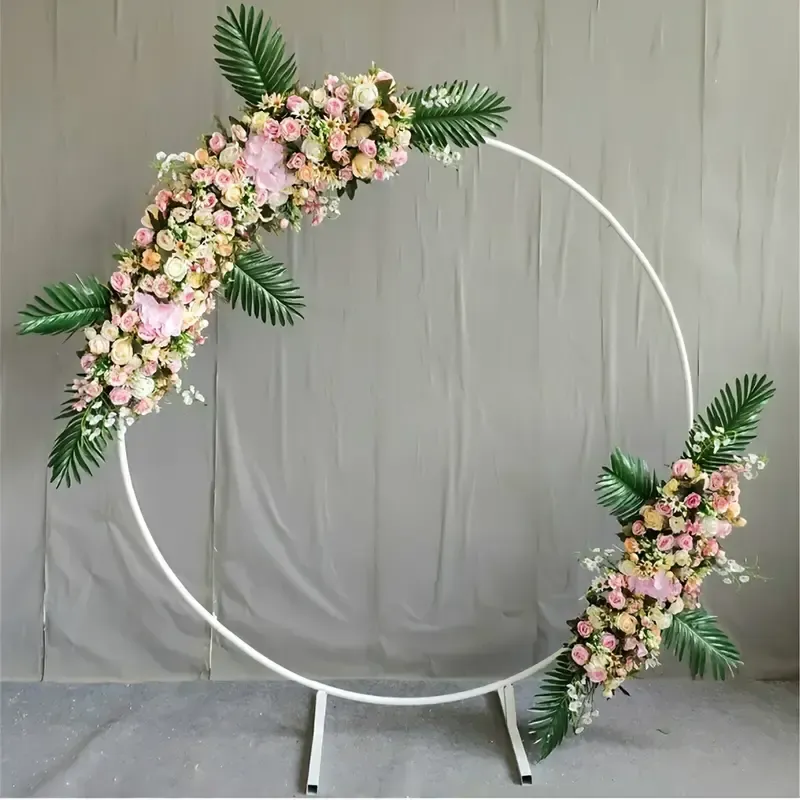 White Round Backdrop