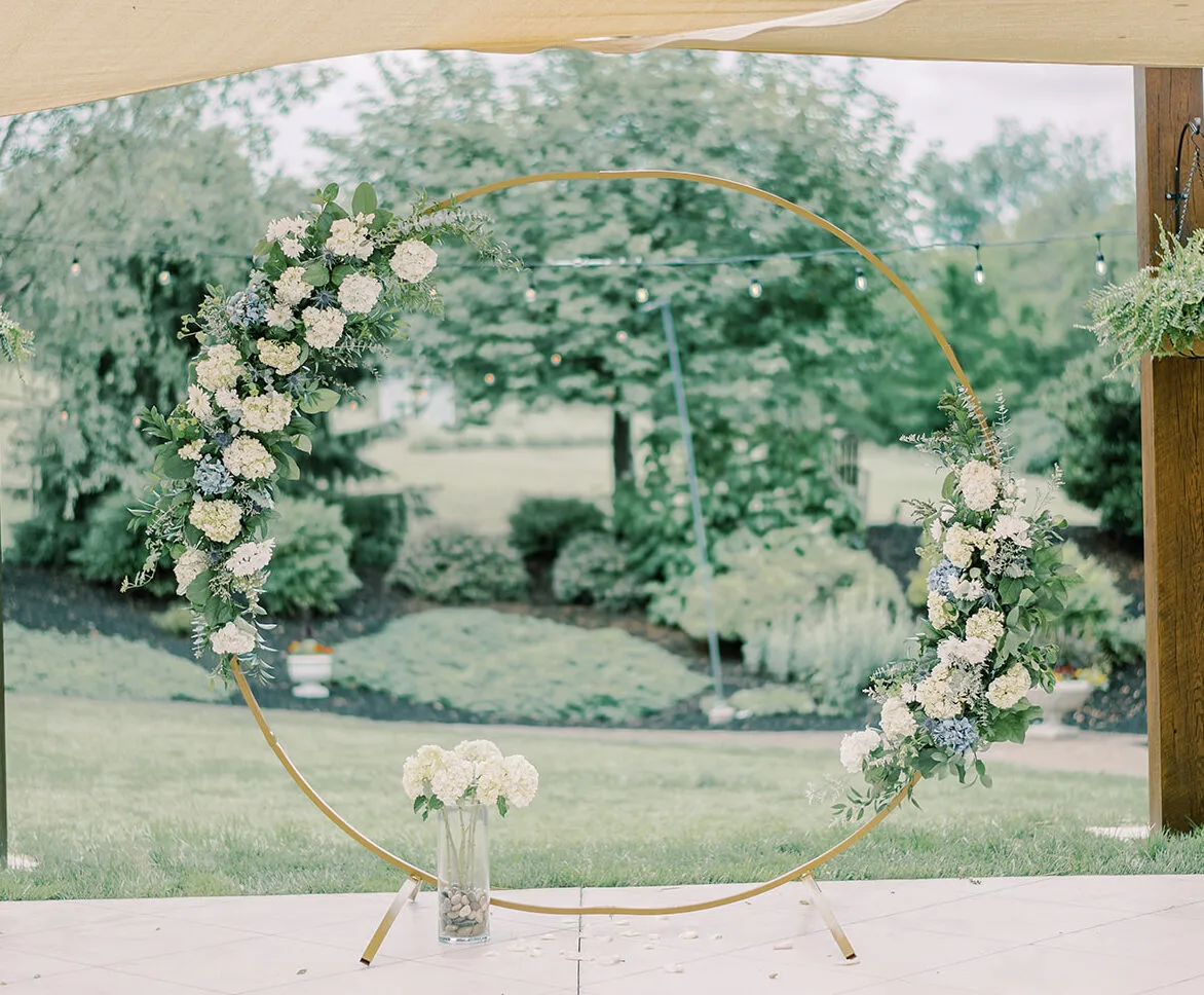 7.5 Ft Gold Wedding Arch