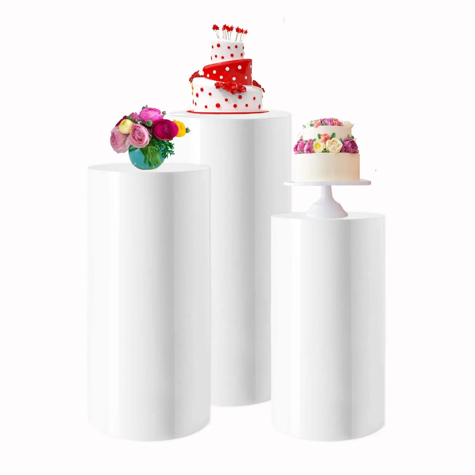 Cylinder pedastal stands