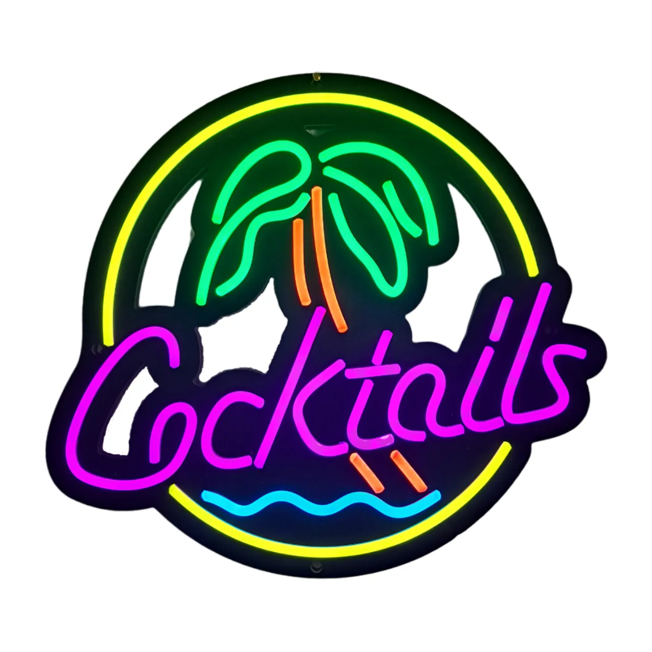 Cocktails LED Neon Sign