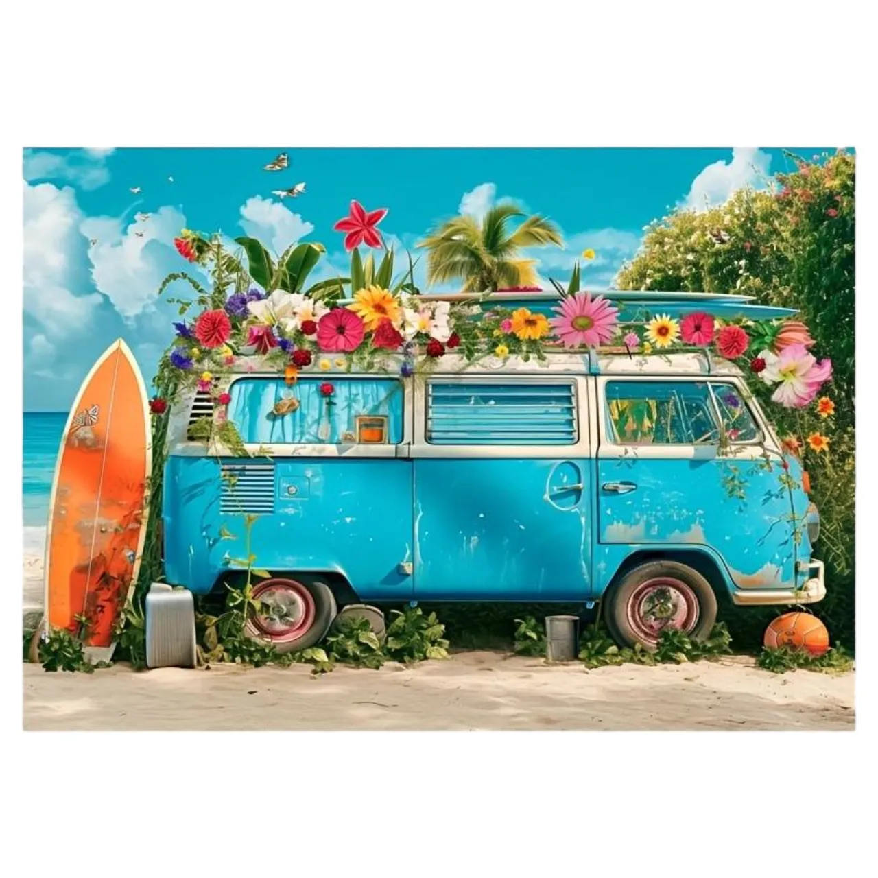 Toile de Fond Hawaii Surf Aloha Party