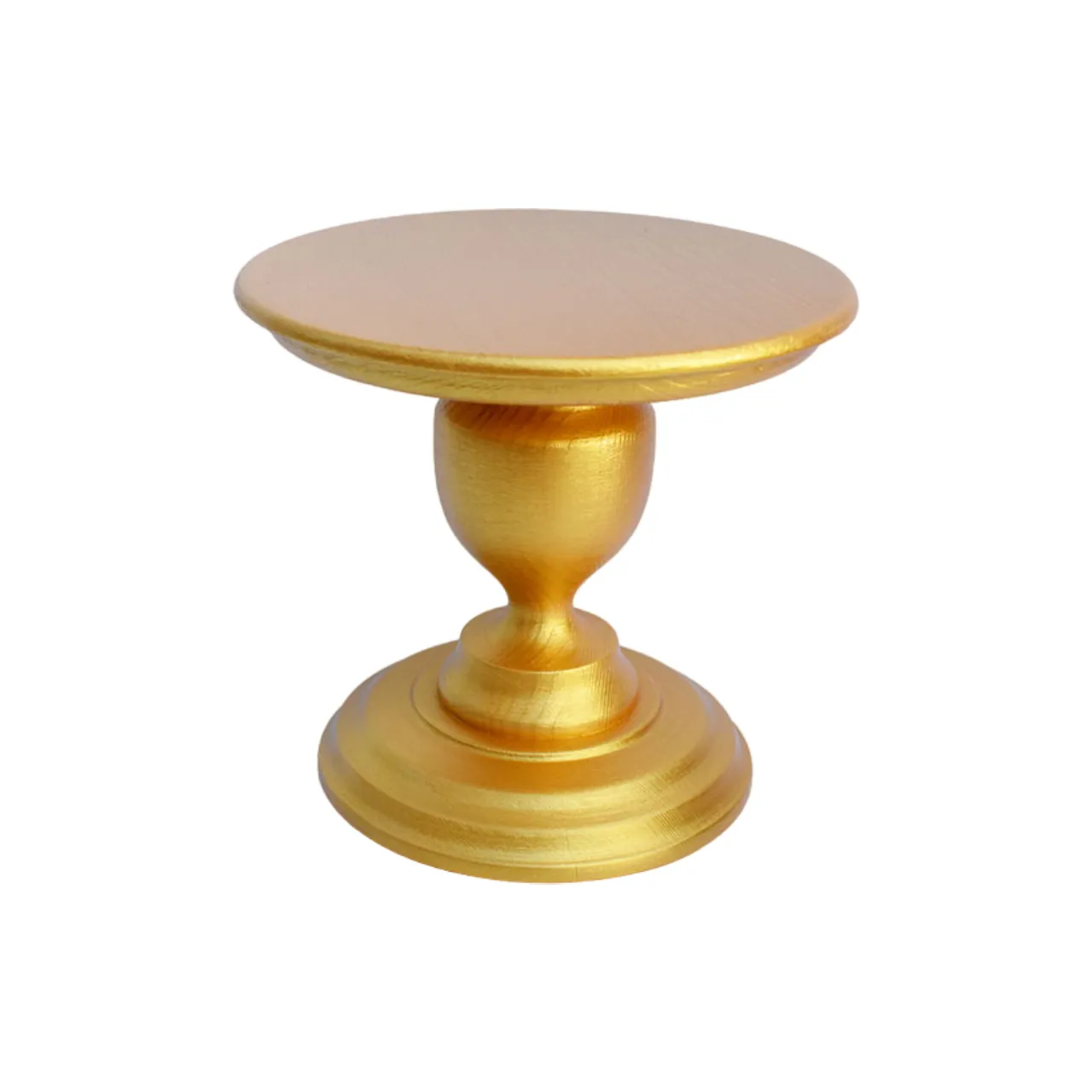 Présentoir à gâteaux doré 20cm