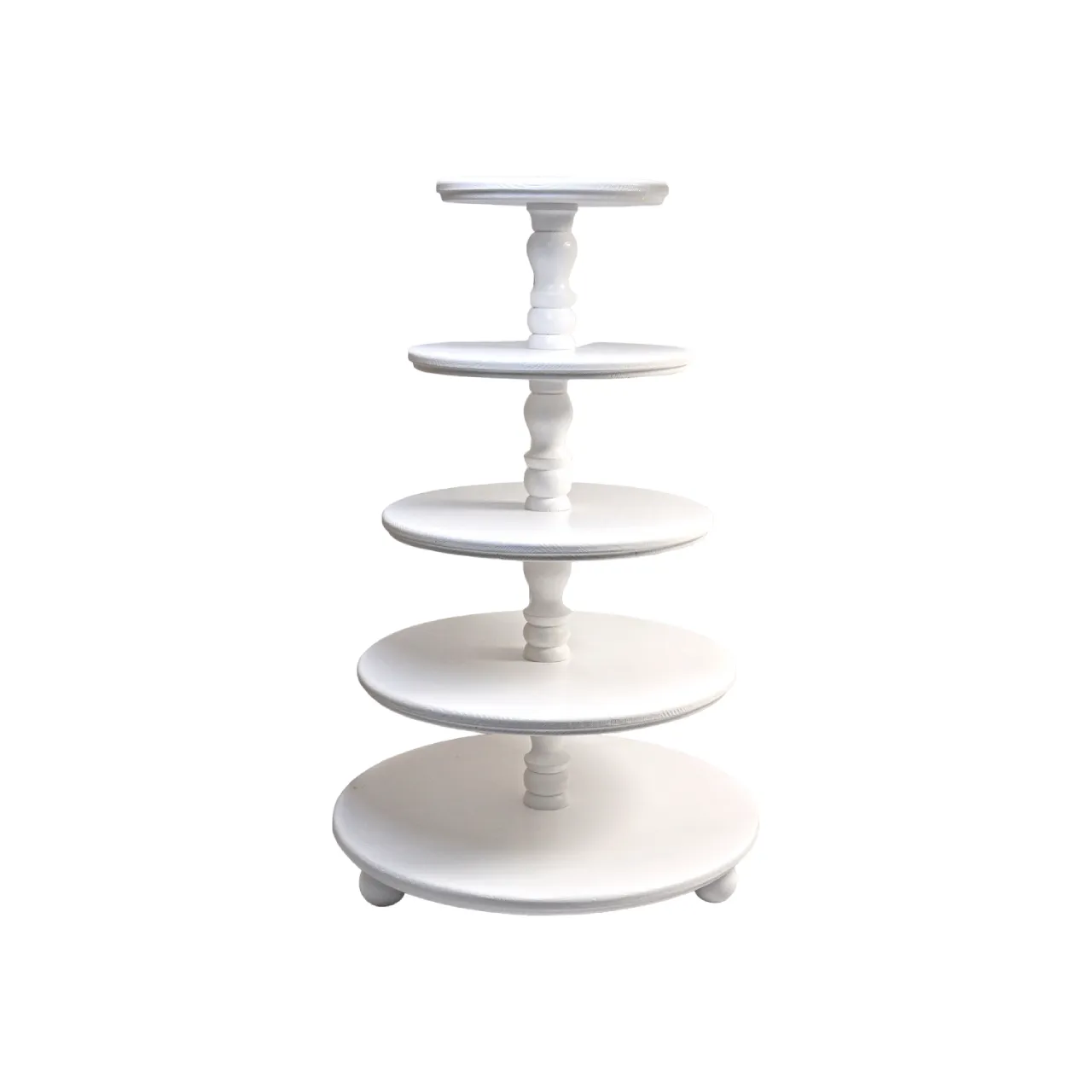 Présentoir à cupcakes à 5 niveaux blanc