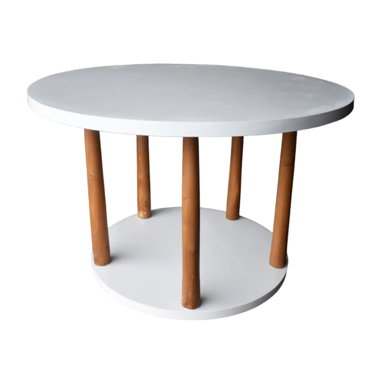 Table basse en bois blanc
