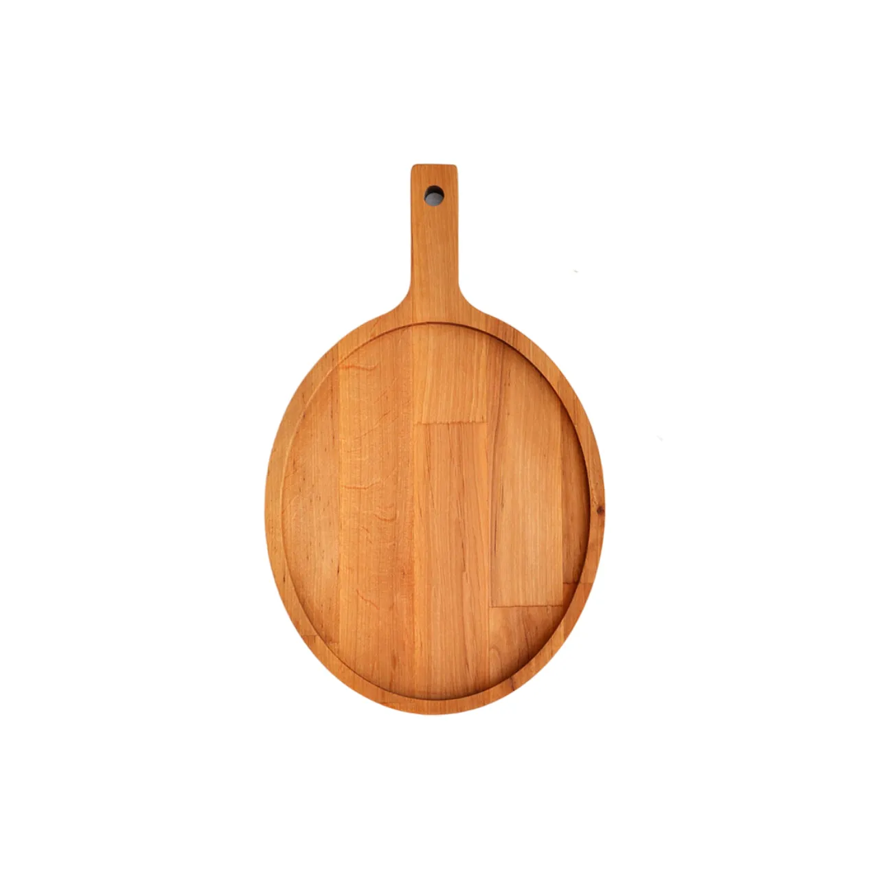 Planche de service en bois ovale 