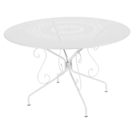 Table romantique en métal
