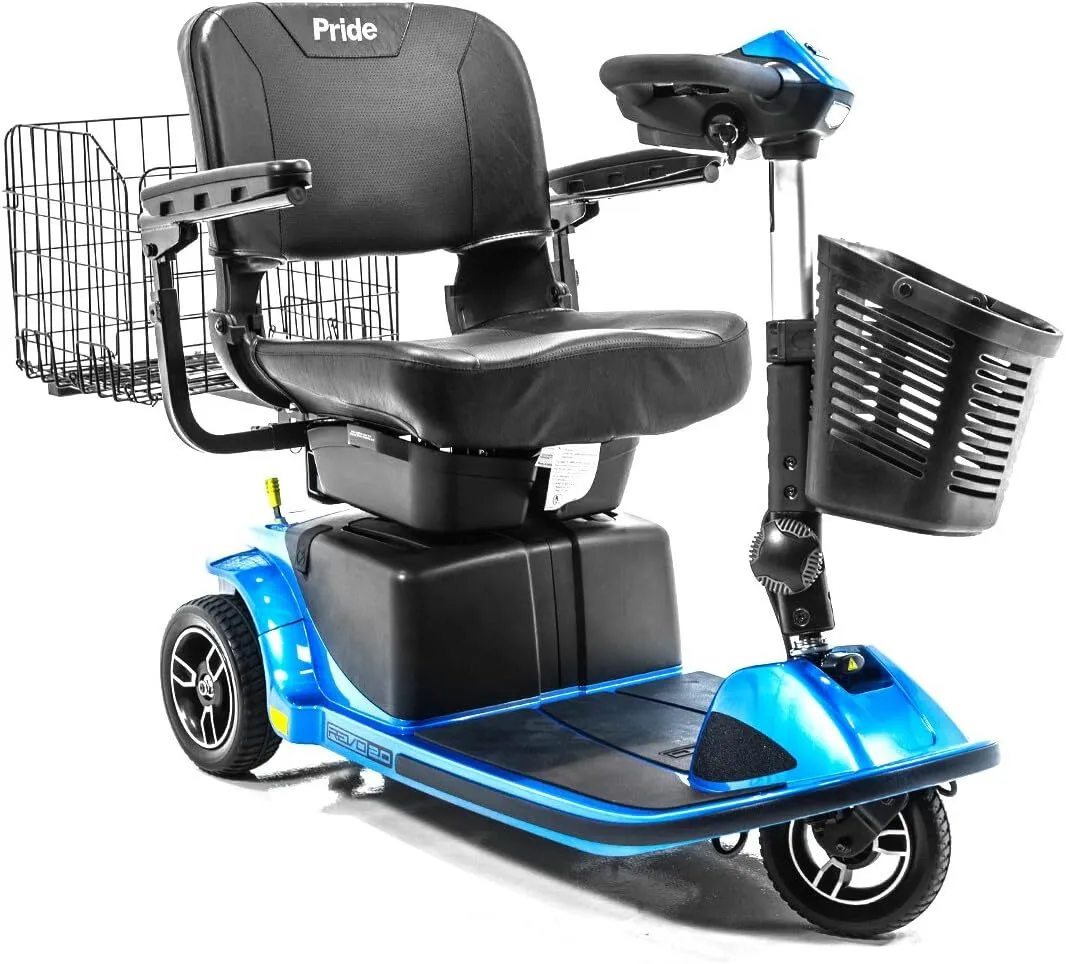 Pride Revo 2.0 3-Wheel Electric Mobility Scooter