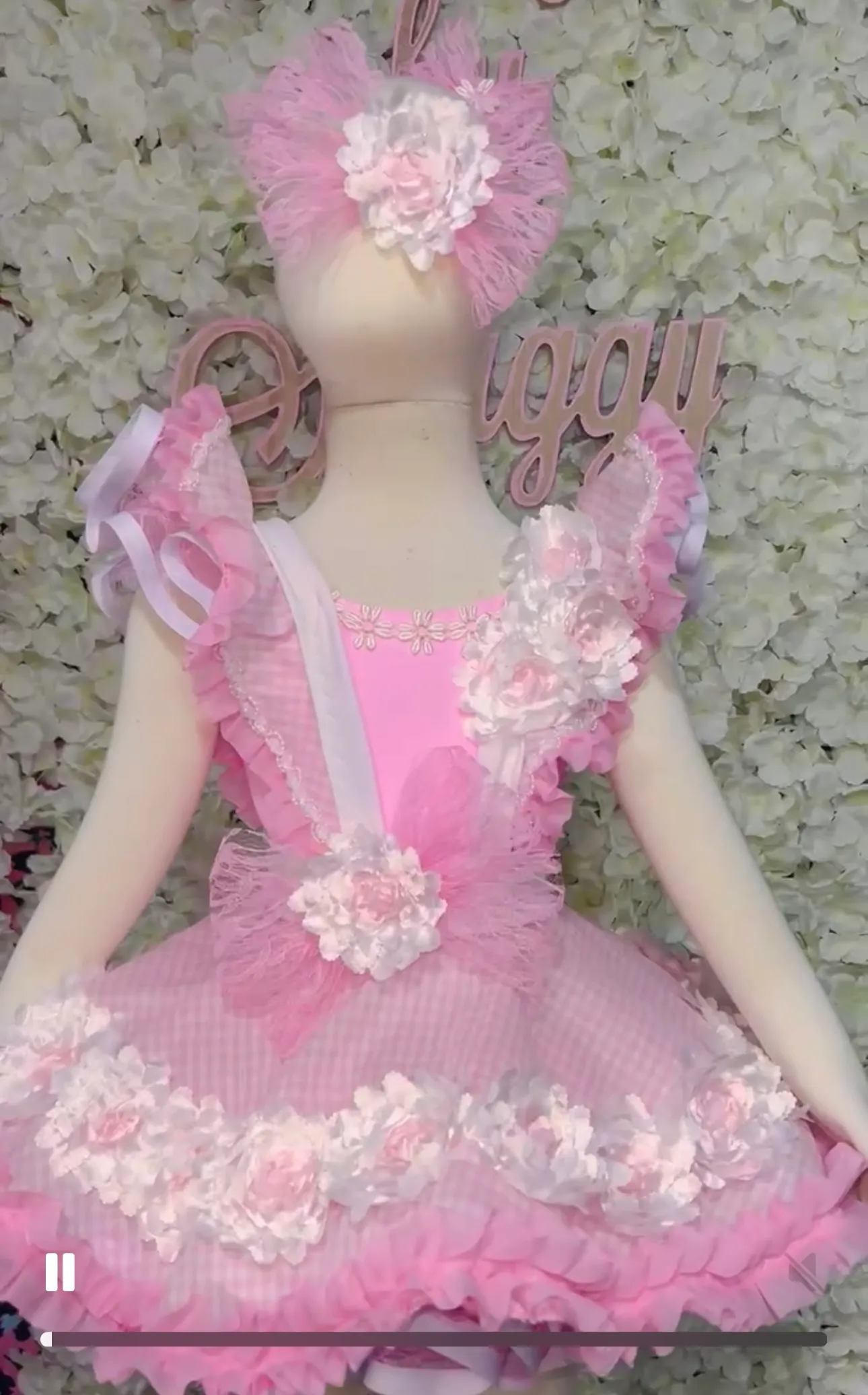 18/3 Baby Pink Shuggy Casual/Natural Dress