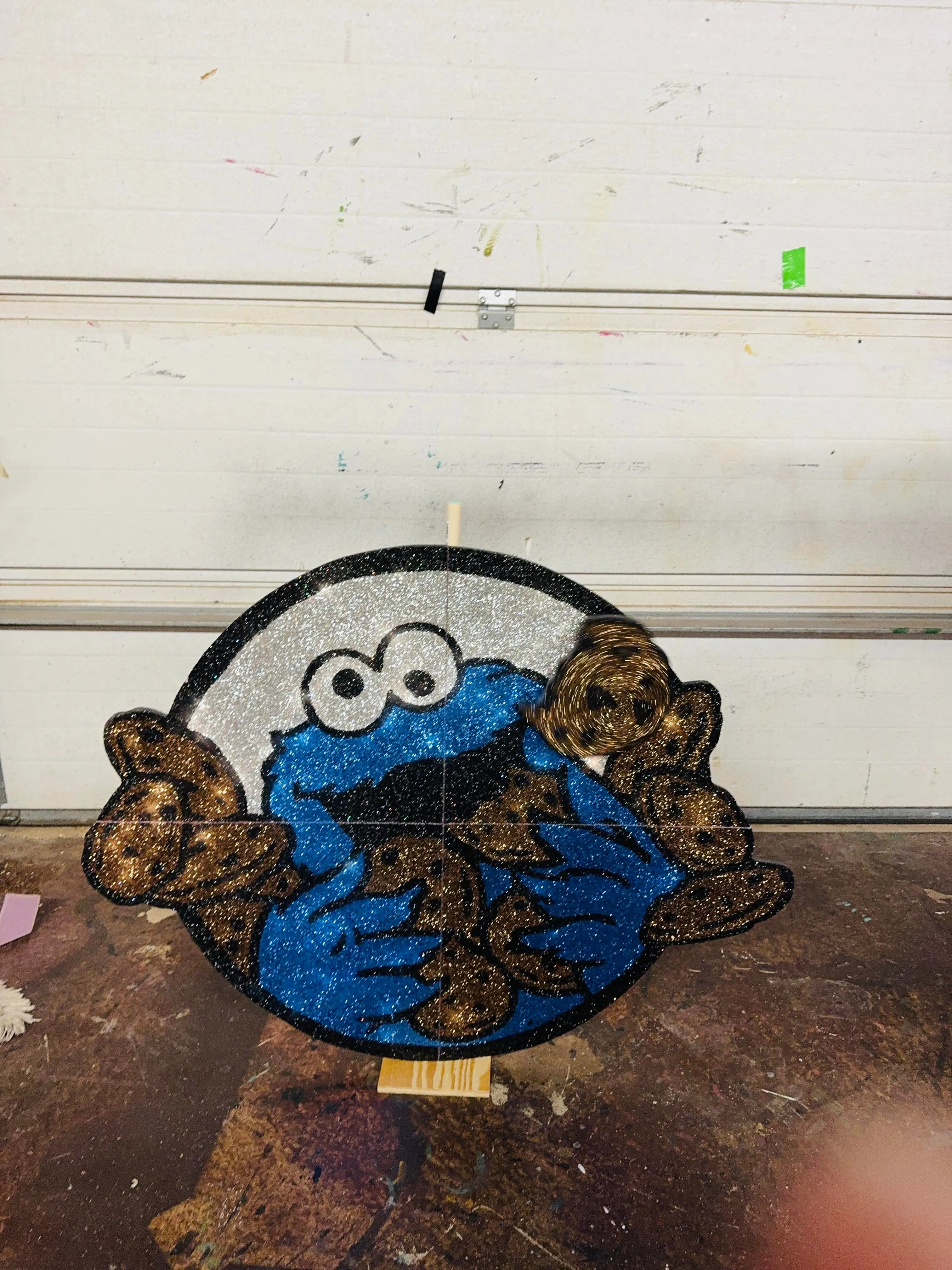 Cookie Monster prop 