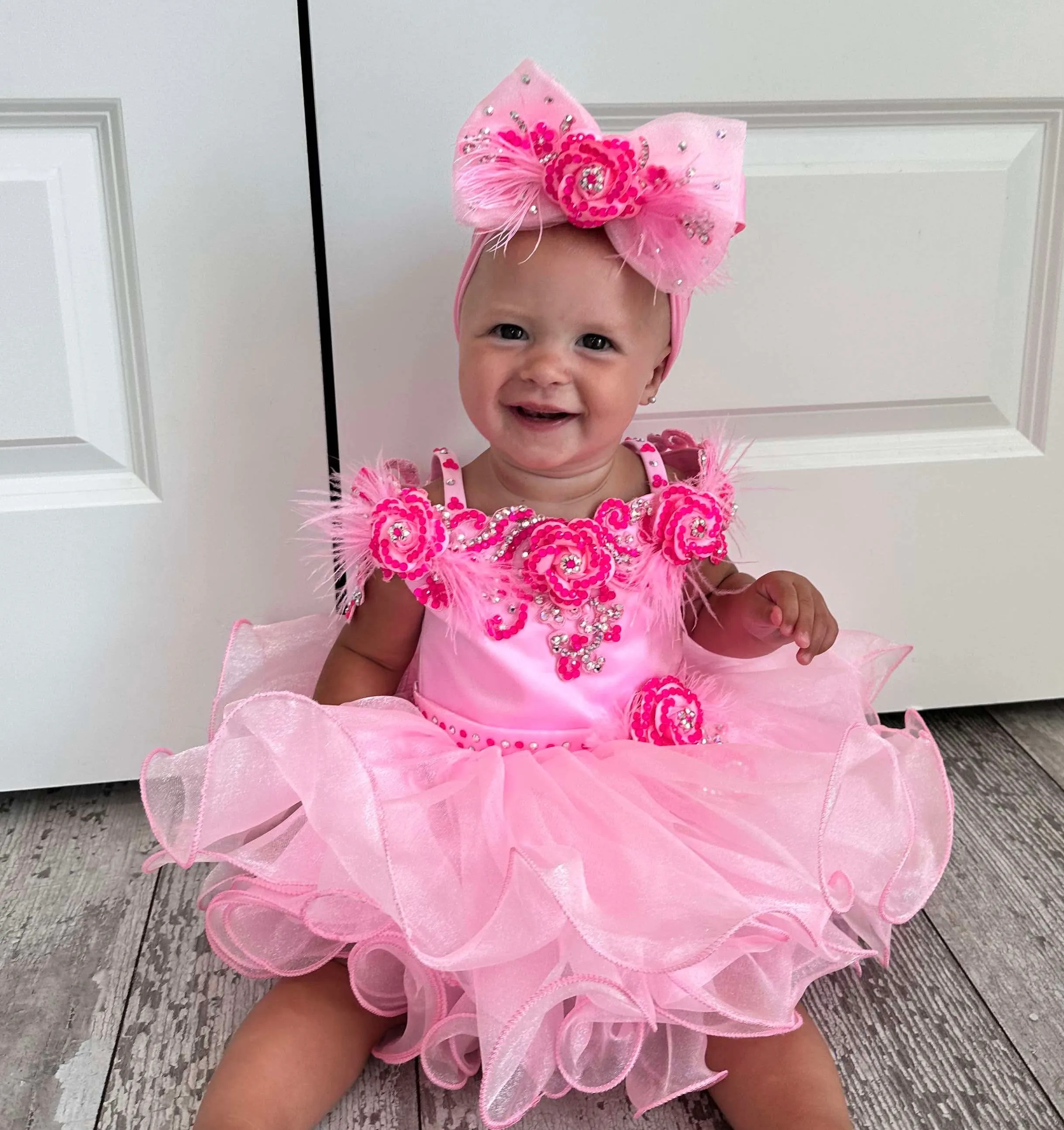 TT 6/18 Bubblegum/hotpink Royalty dress