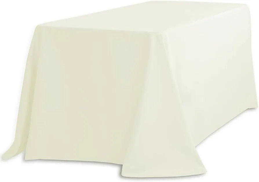 90"X132" Poly Ivory