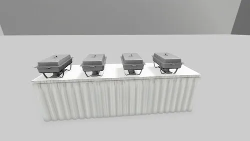 8' Buffet Table Pkg