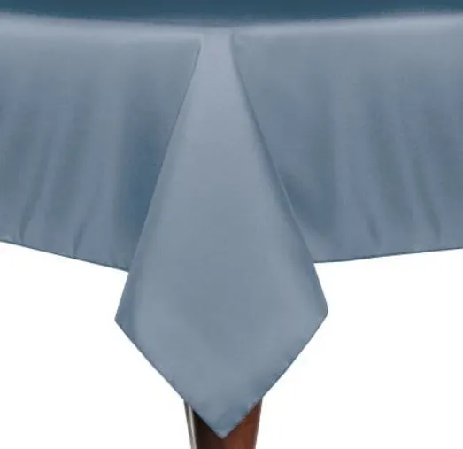 90" x 132" Poly Tablecloth - Slate