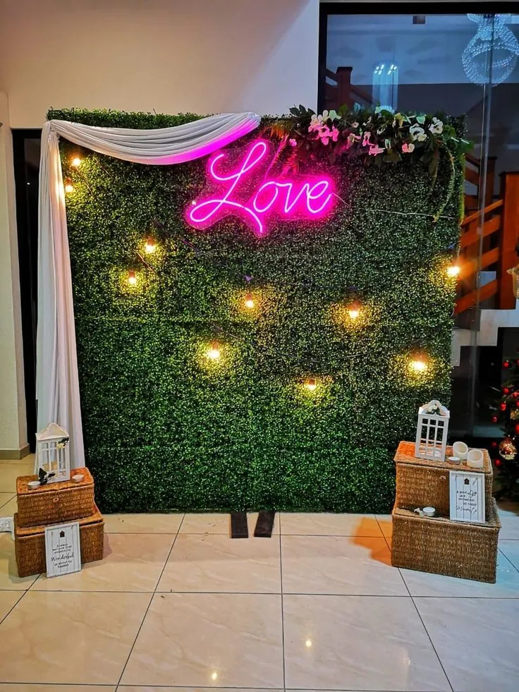 Greenery Wall - Boxwood style 