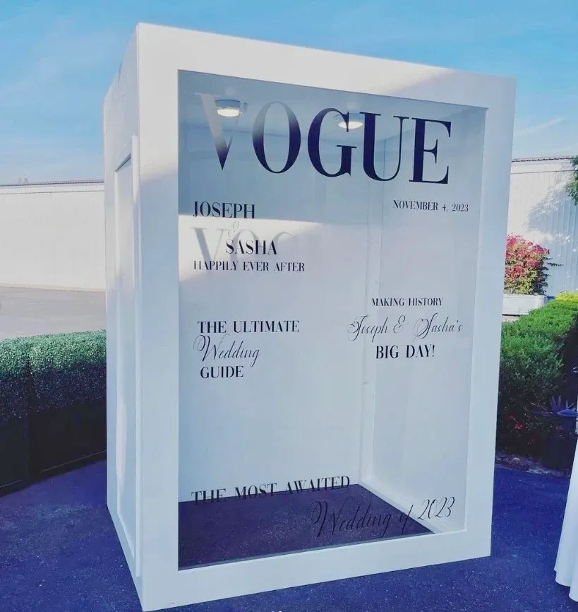 Magazine Photo Booth Prop