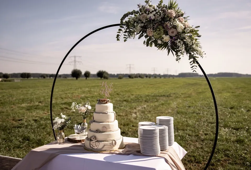 Backdrop rond zwart