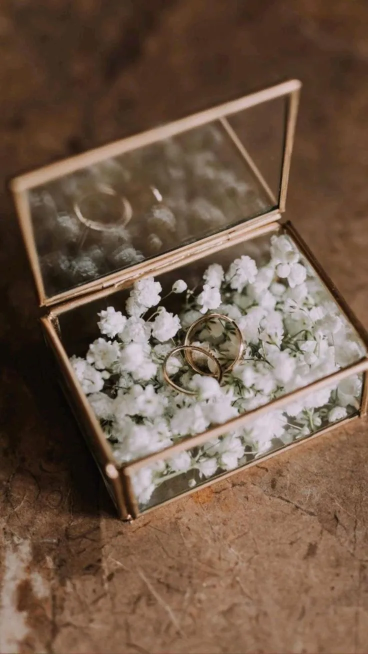 Ringen doosje goud