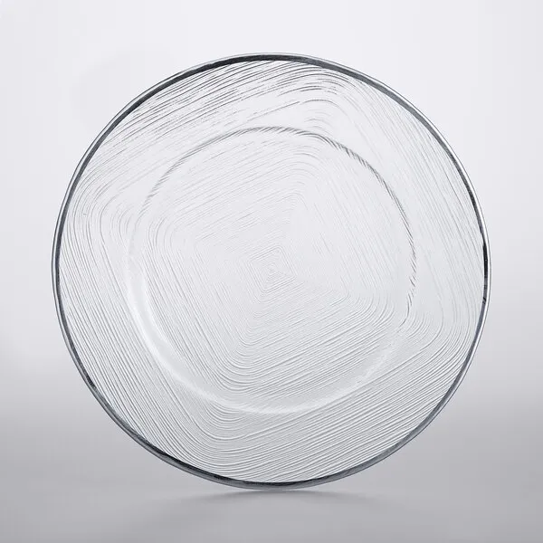 Clear Glass Charger