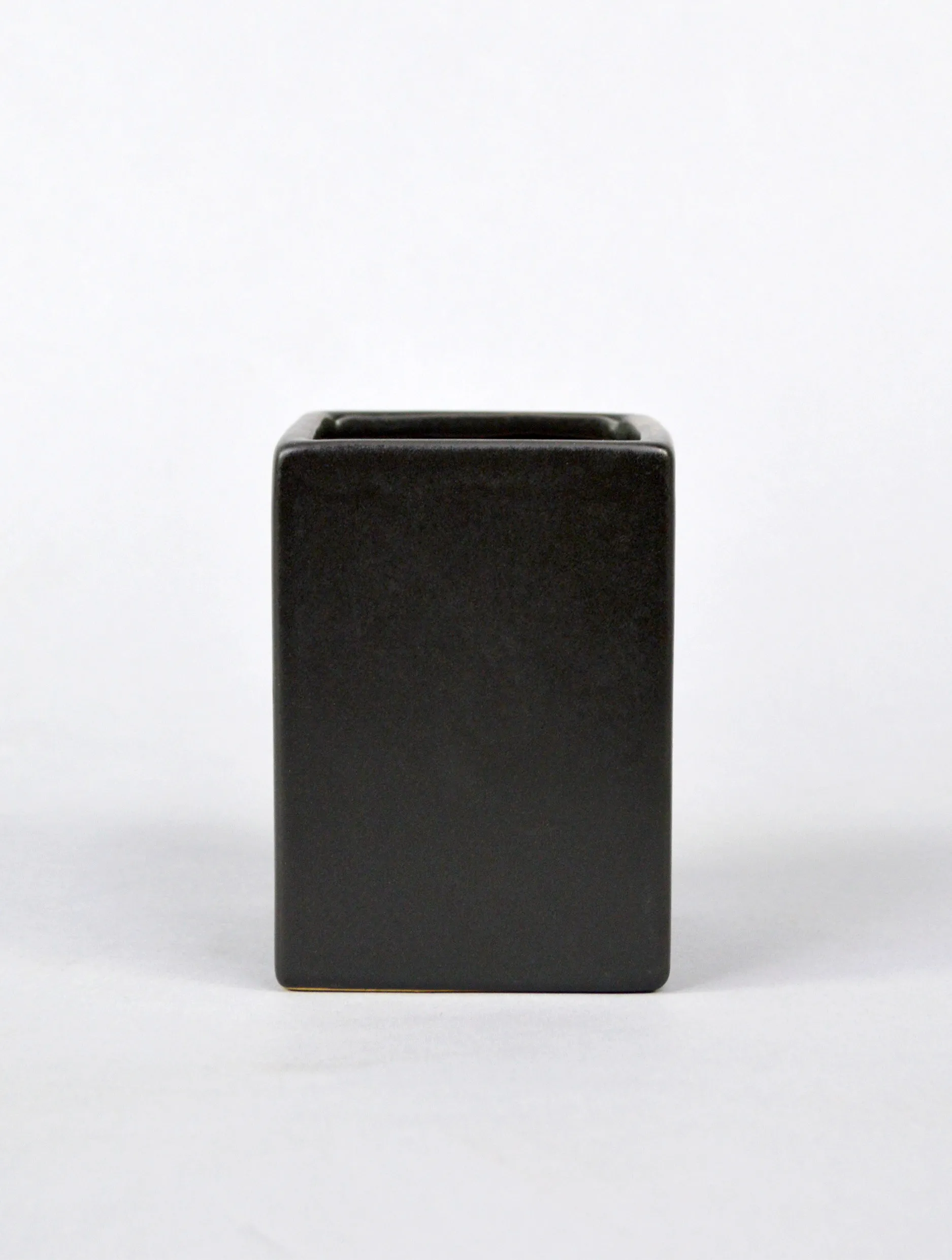 Black Square Vase