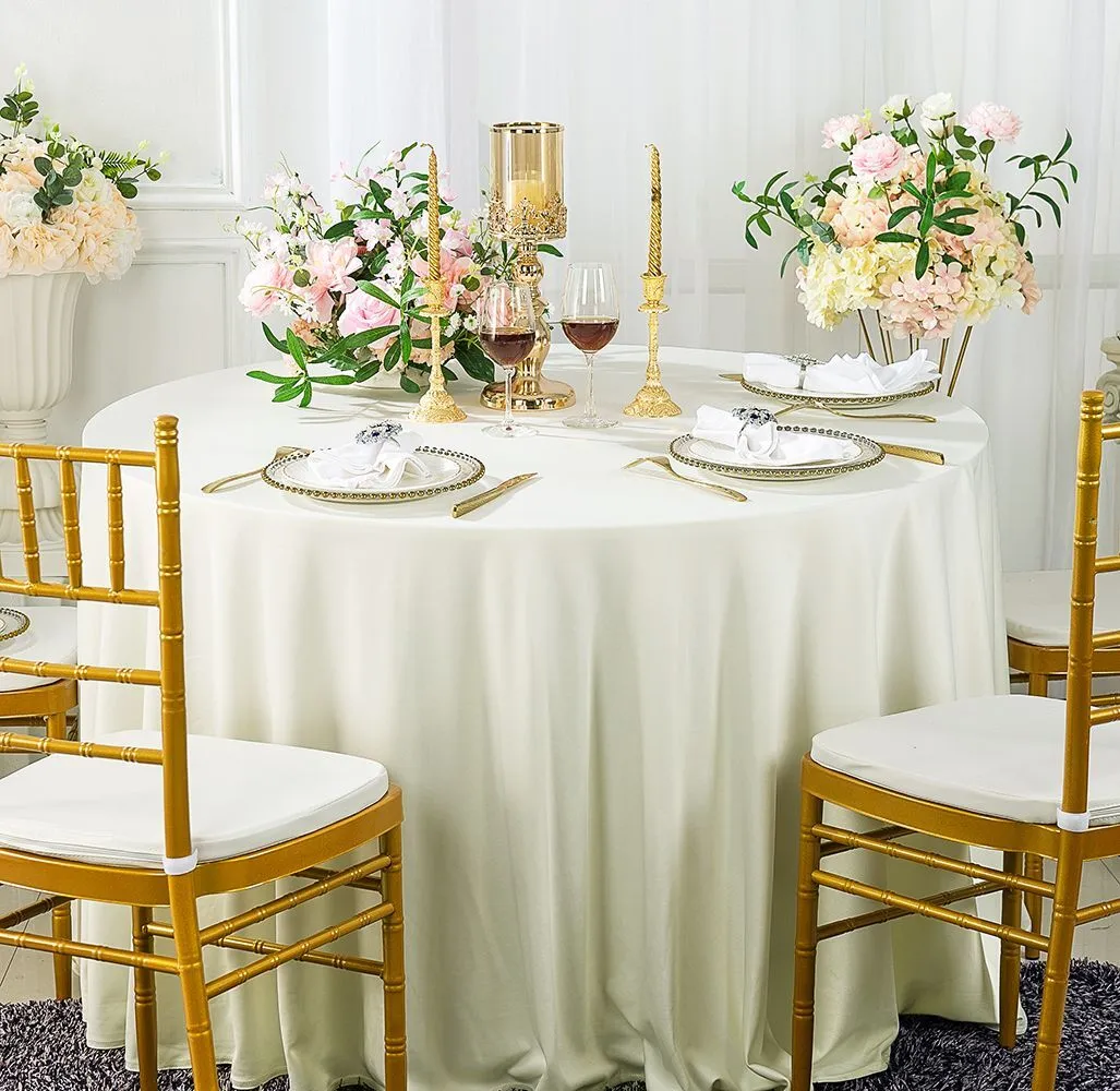 Ivory table cloths 