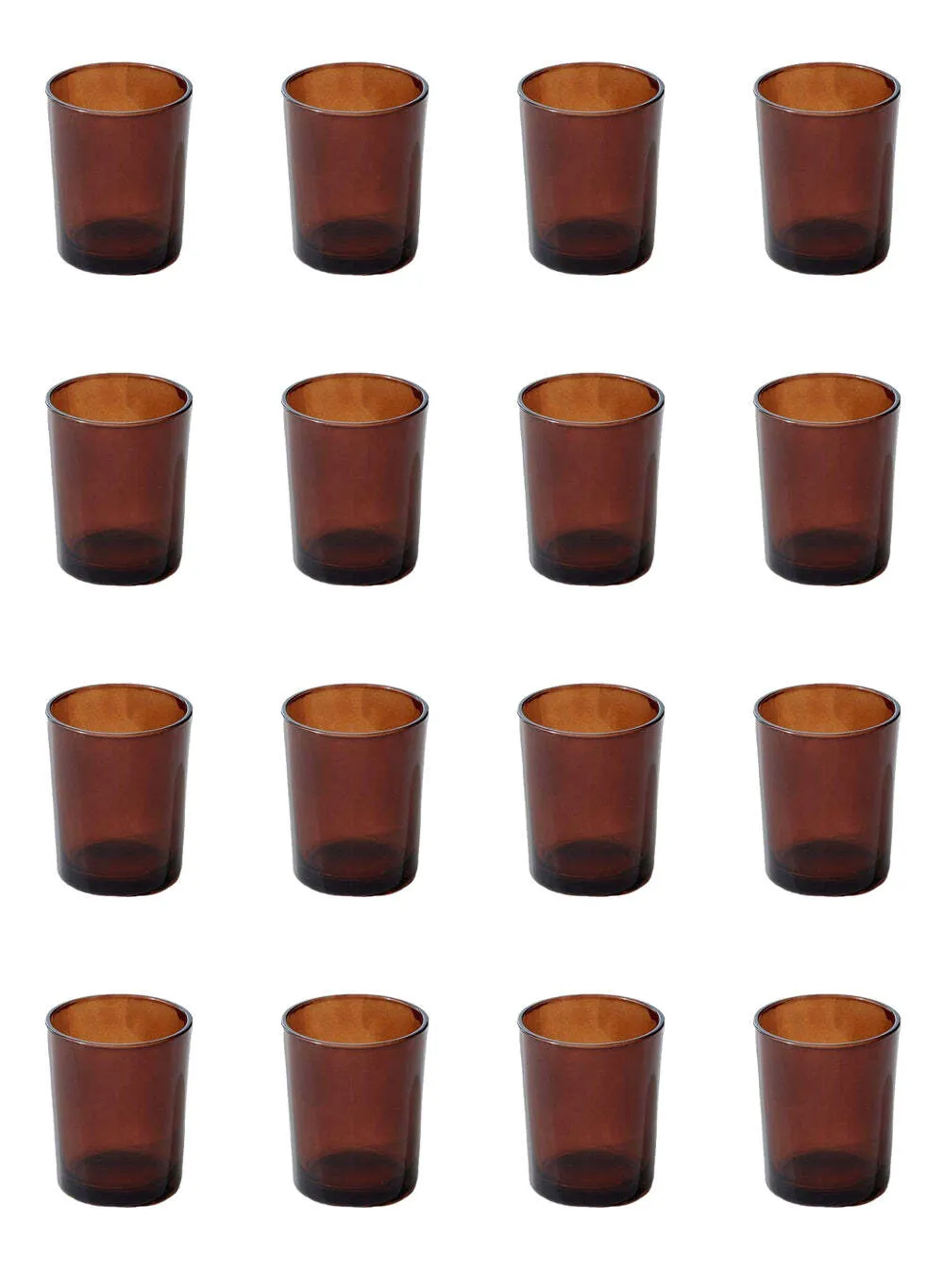 Brown Glass Votive