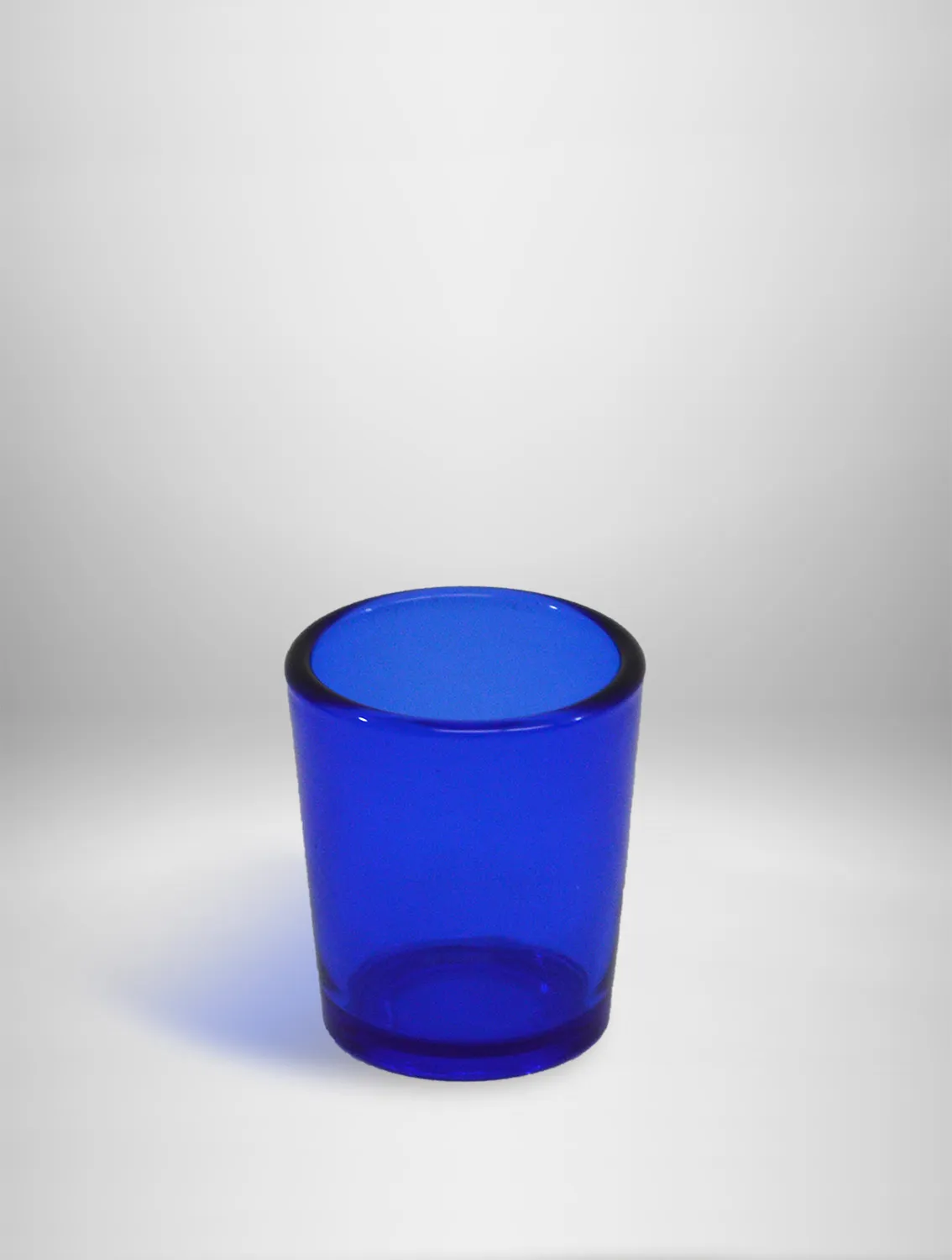 Blue Glass Votive