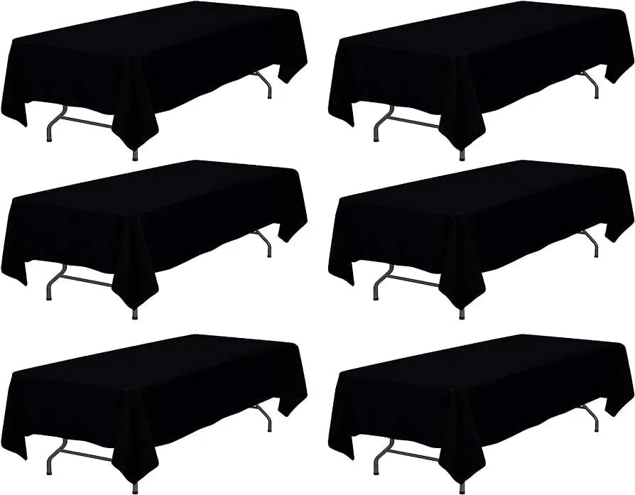 Black table cloths 