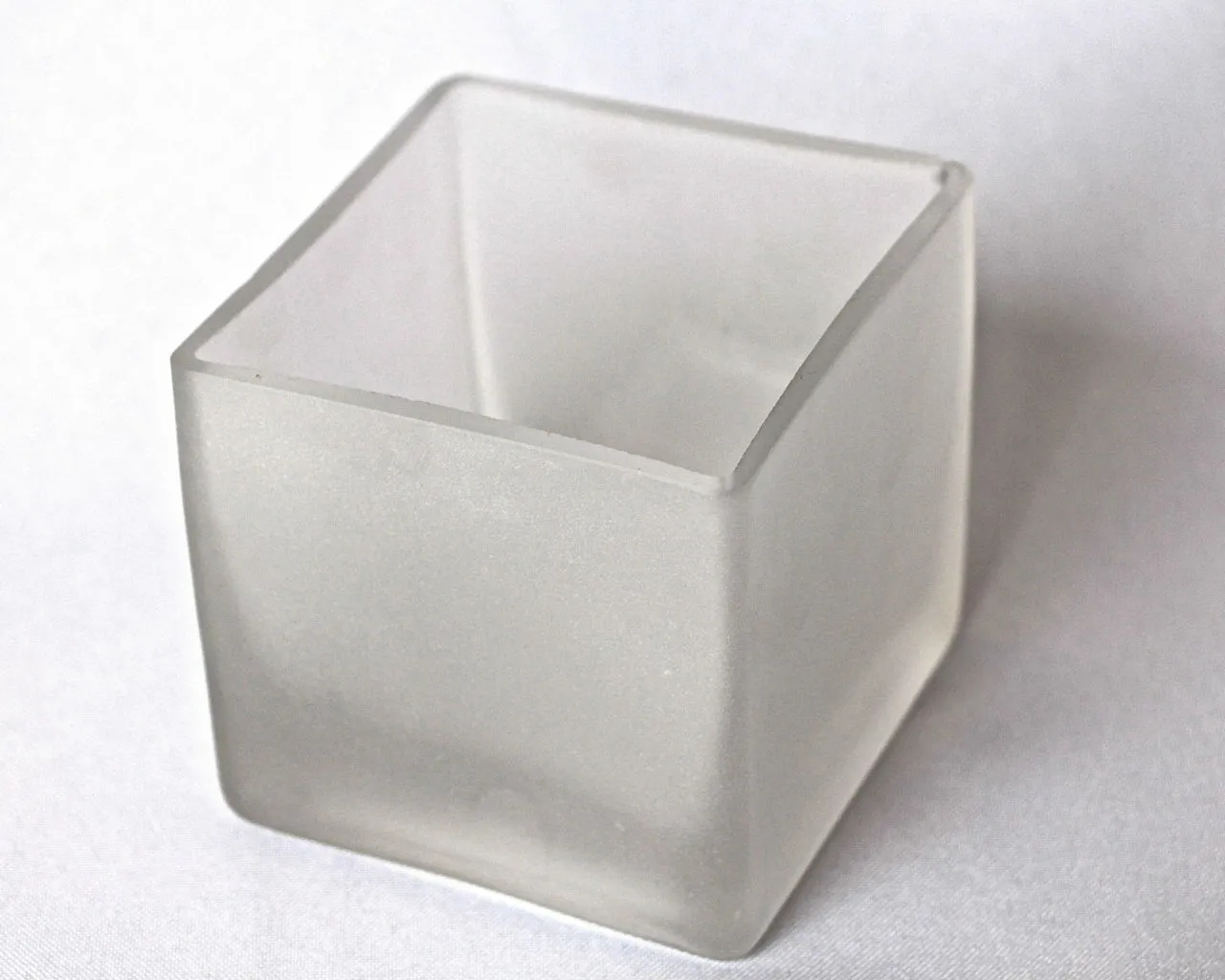 Dark Green Square Candle Holder