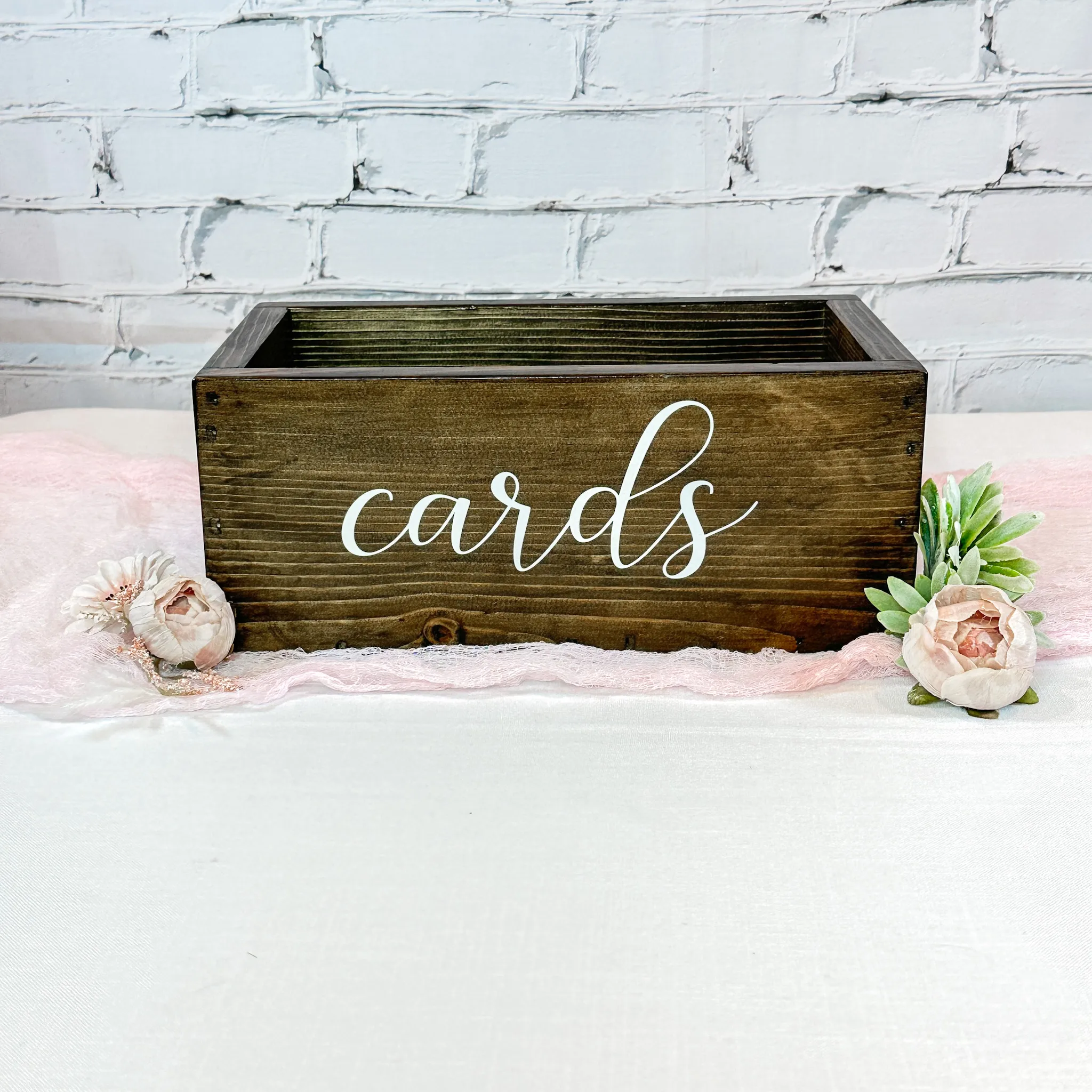 Card Box - Wood 