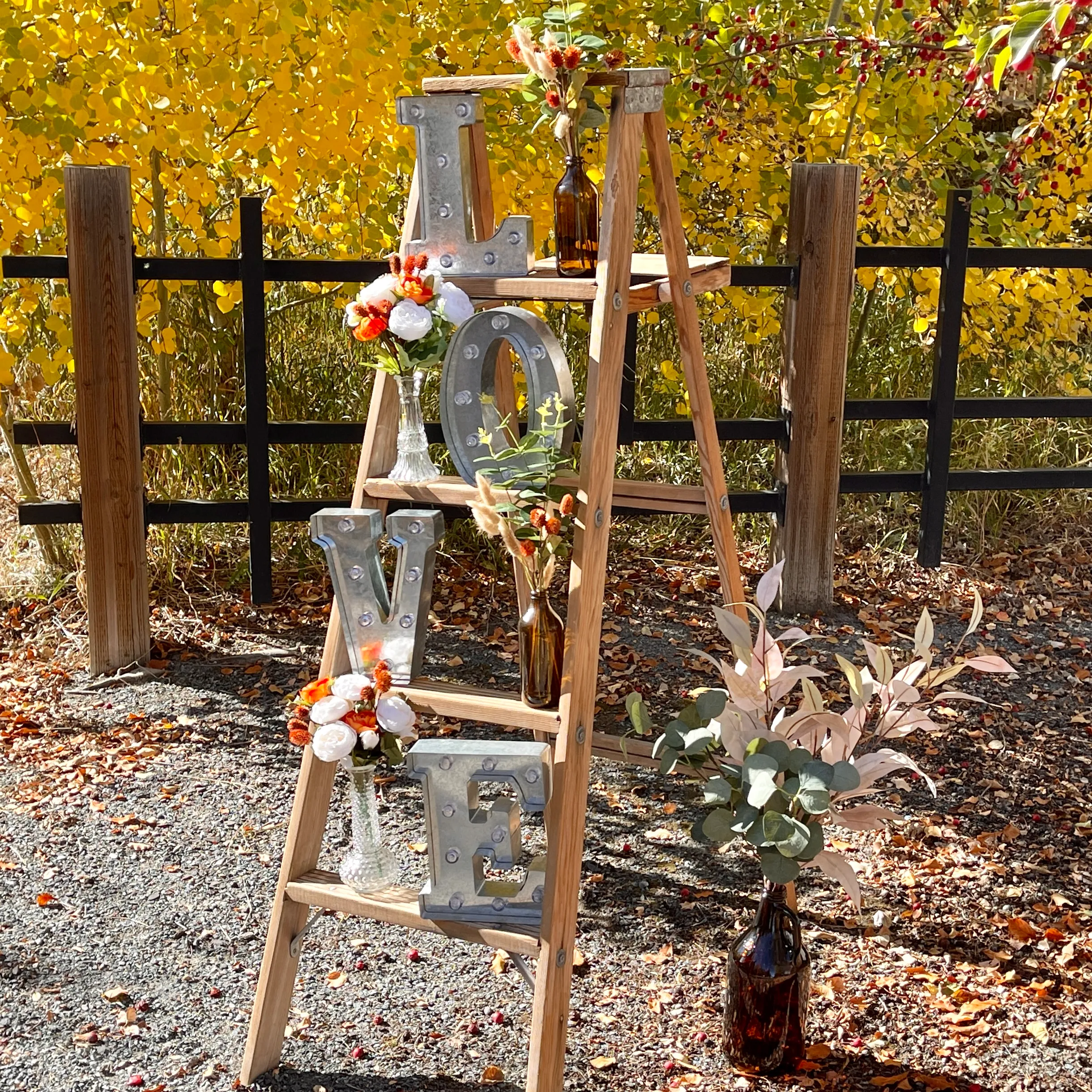 Vintage Wood Ladder