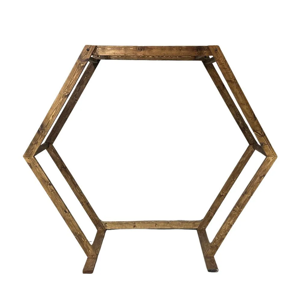 Double Hexagon Arch - Wood