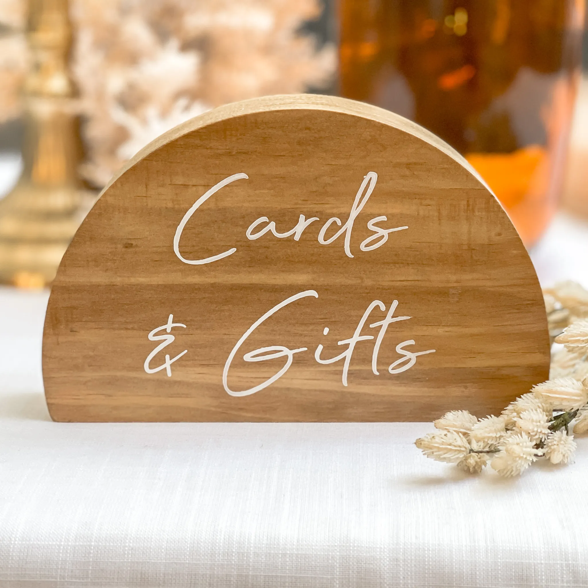 Cards & Gifts Wood Arch (Napa) - Light