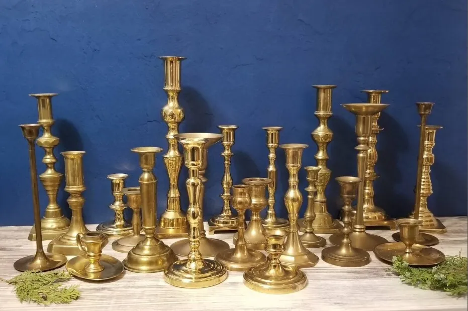 Brass Candlesticks - Assorted