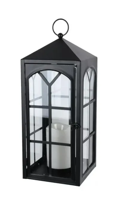 Large Black Metal Lantern