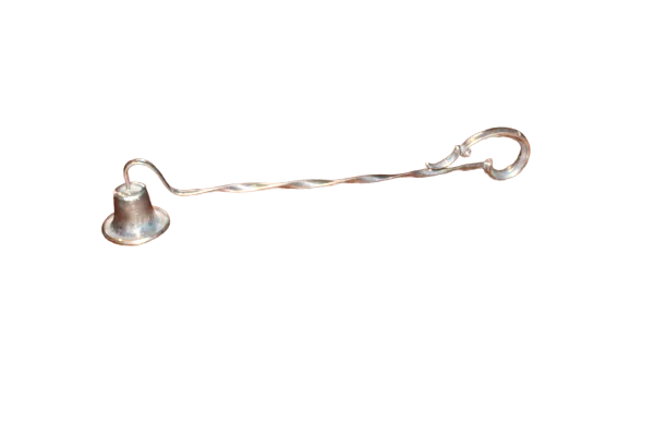Brass Candle Snuffer - spiral arm - Vintage