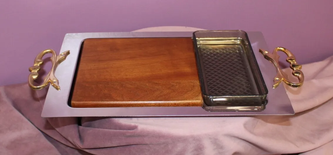 Vintage Kromex Cheese Tray