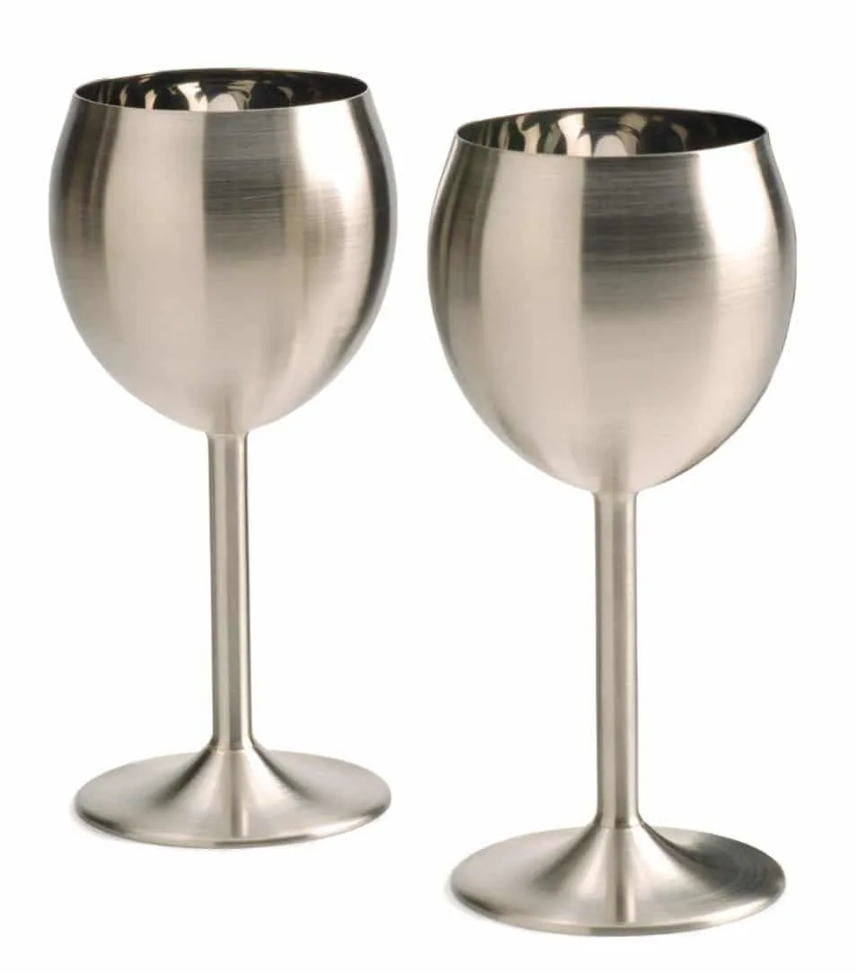 Stainless Steel Wine Goblets
