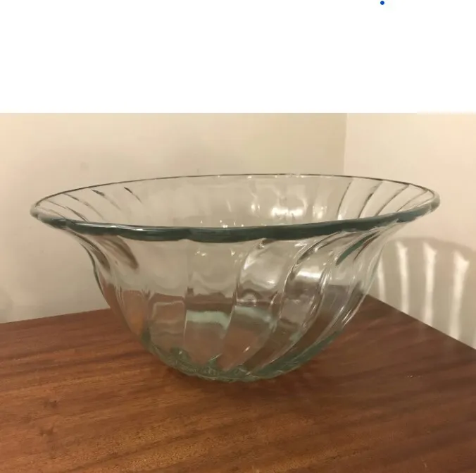 Victoria Optic Swirl Punch Bowl
