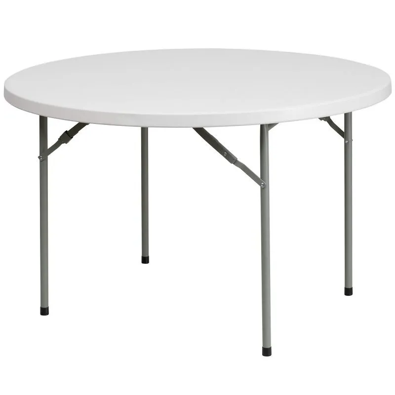 Plastic Round Folding Table, (5ft)