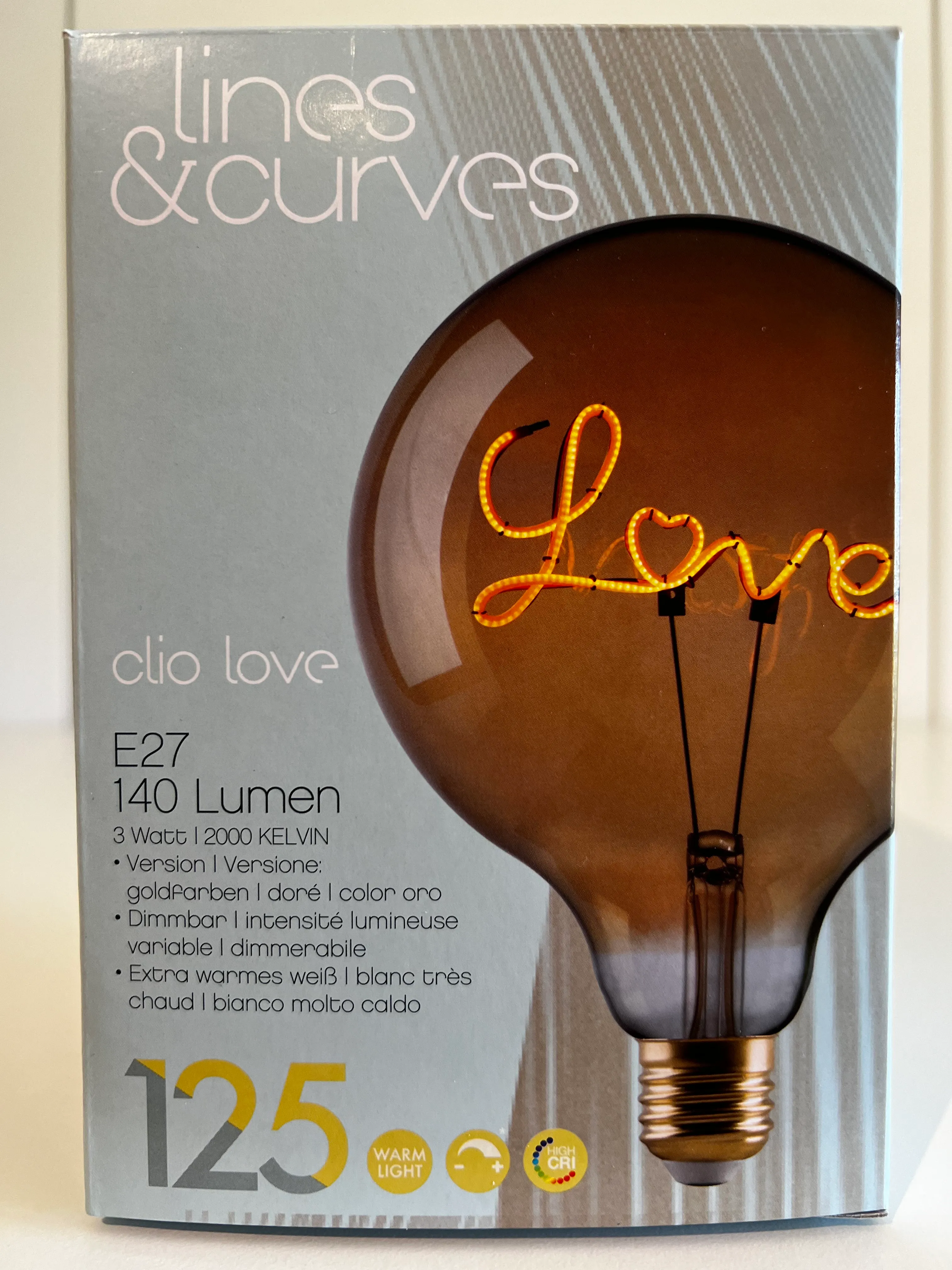 Glühbirne 'Love' Rent4Events Deko für Hochzeiten oder Events in