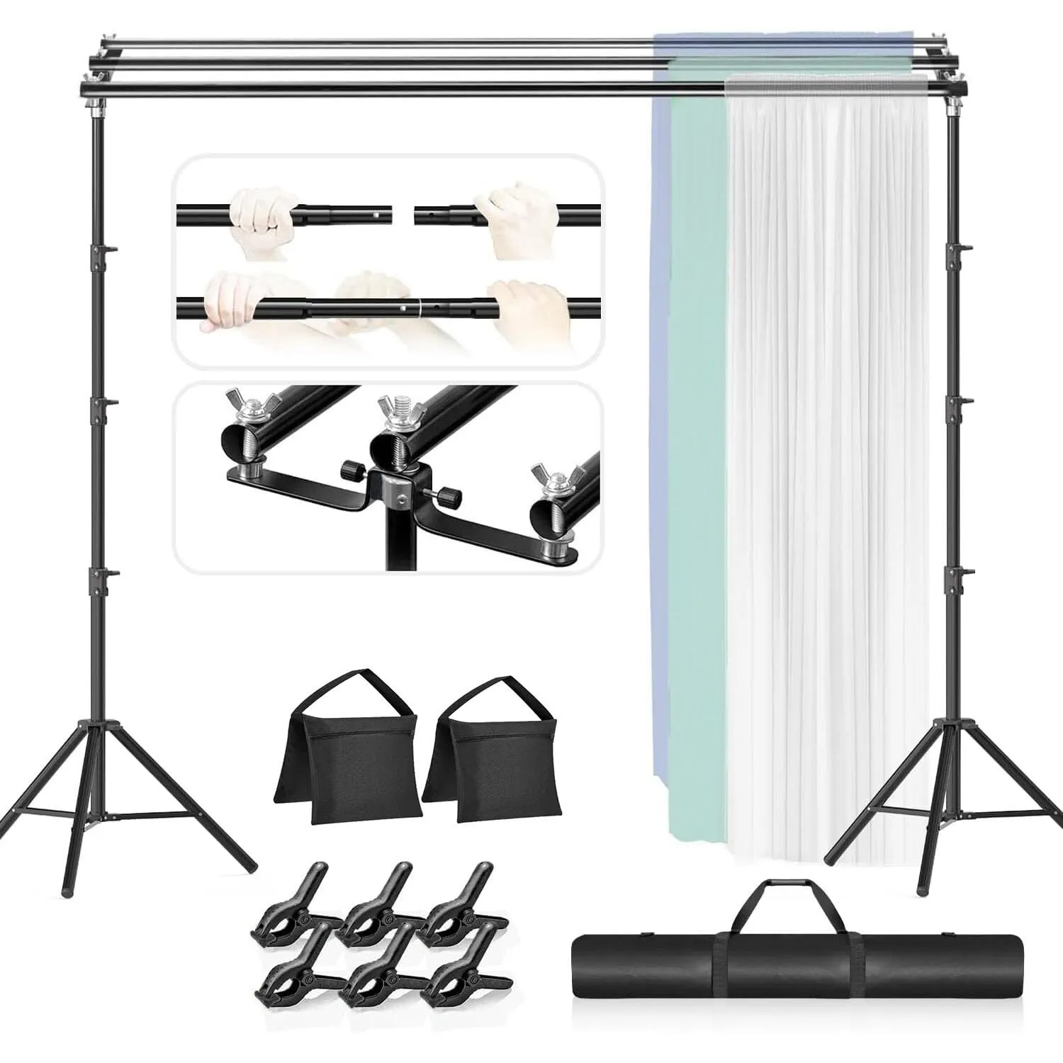  Triple Cross Bars and Mounting Brackets For Pipe and Drape Stands 10