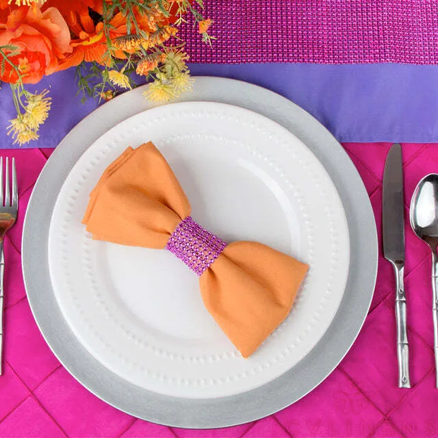 Polyester Napkin 20x20 Orange