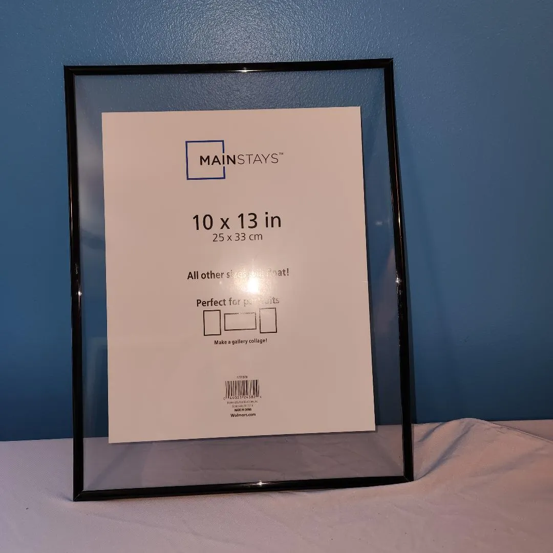 Black Frame 8x10 All Other Sizes Float in Glass   BF 2
