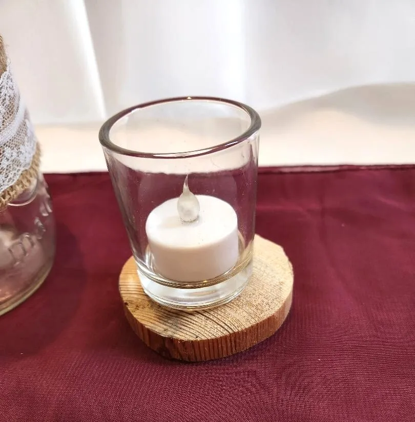 Votive Small Size Clear Glass   (QTY 50)