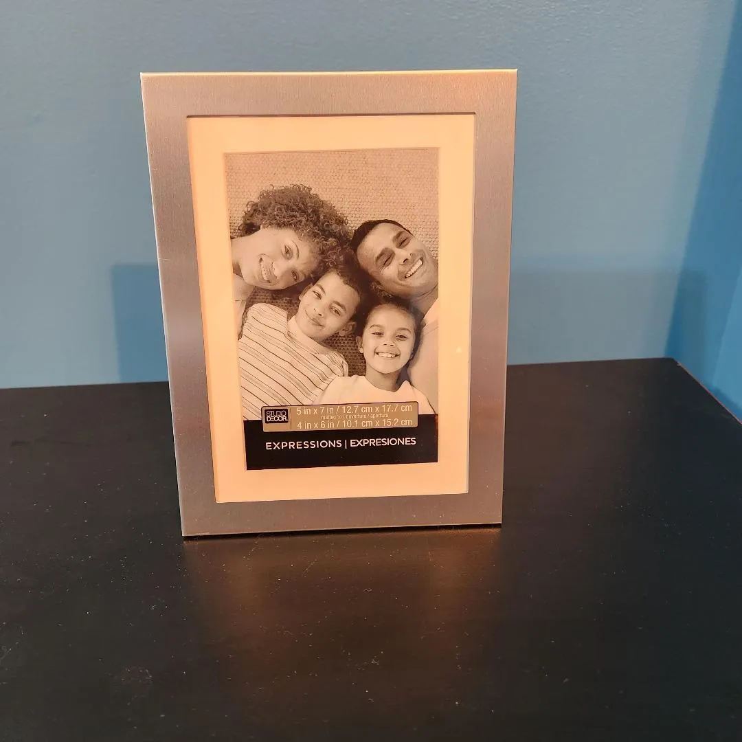 Silver Colored 5x7 Frame  SF 6 & SF 7