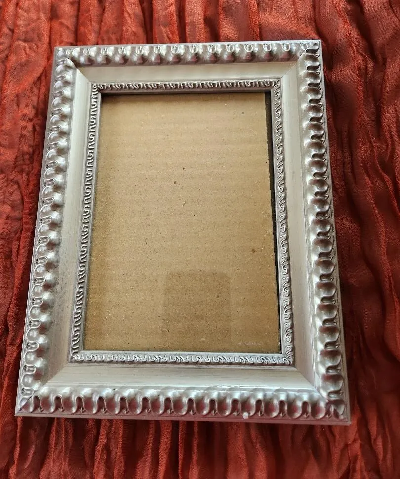 6x8 Silver Wooden Decorative Edge Frame for Photos Signs Menus SF SF10 SF11 SF12 SF13 SF14