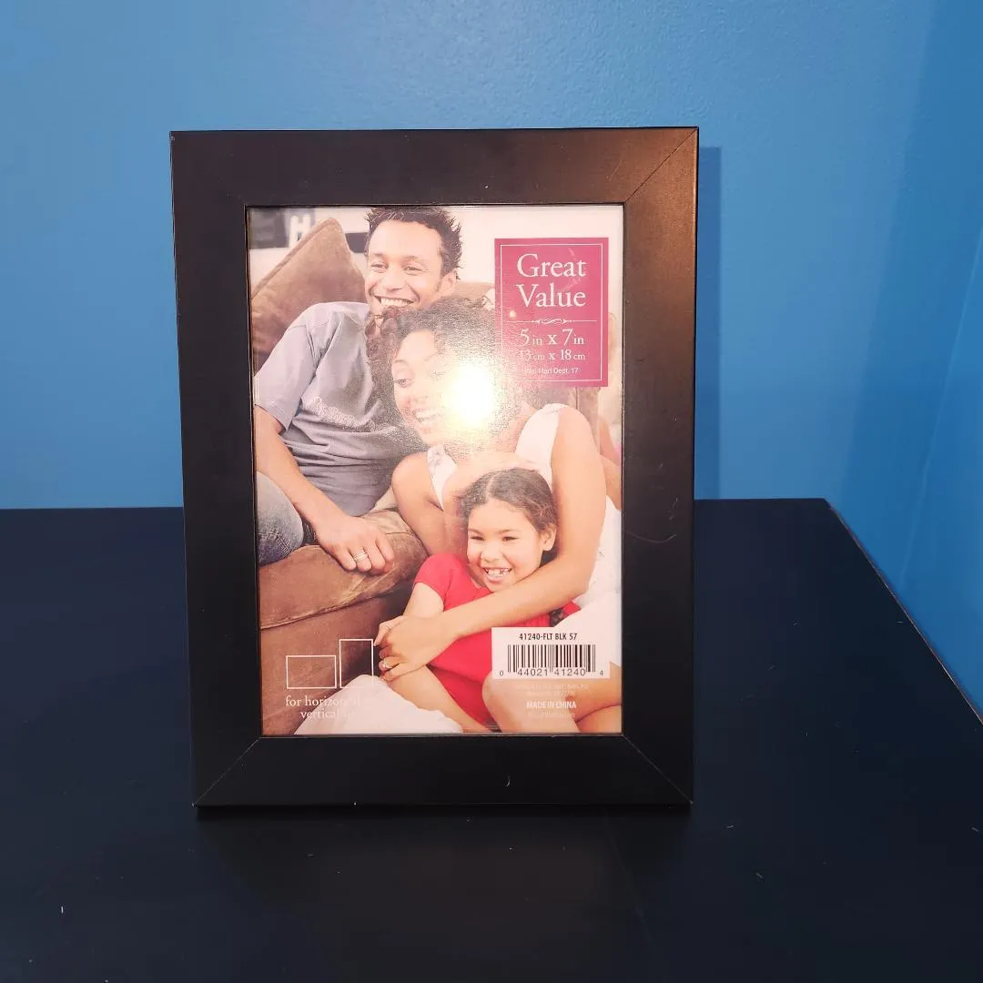 Black Wood 5x7 Frame Easel Back BF 8 BF 9 BF 10