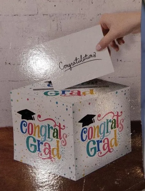 Graduation Party Congrats Grad Card Box